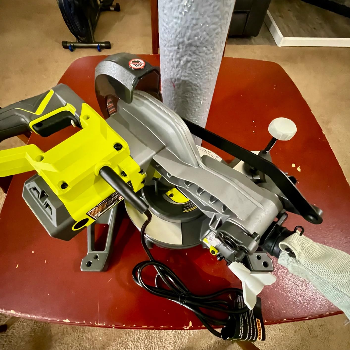 RYOBI 9 AMP Corded 7-1/4 in. Compound Miter Saw TS1144 customer photo 2