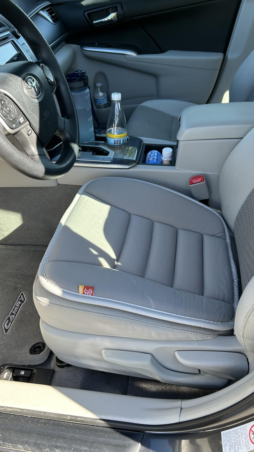 Car Seat Cushion Pad for Driving, Chair Cushion for Office/Truck with Memory Foam, Seat Cushion Comfortable and Durable Black 2