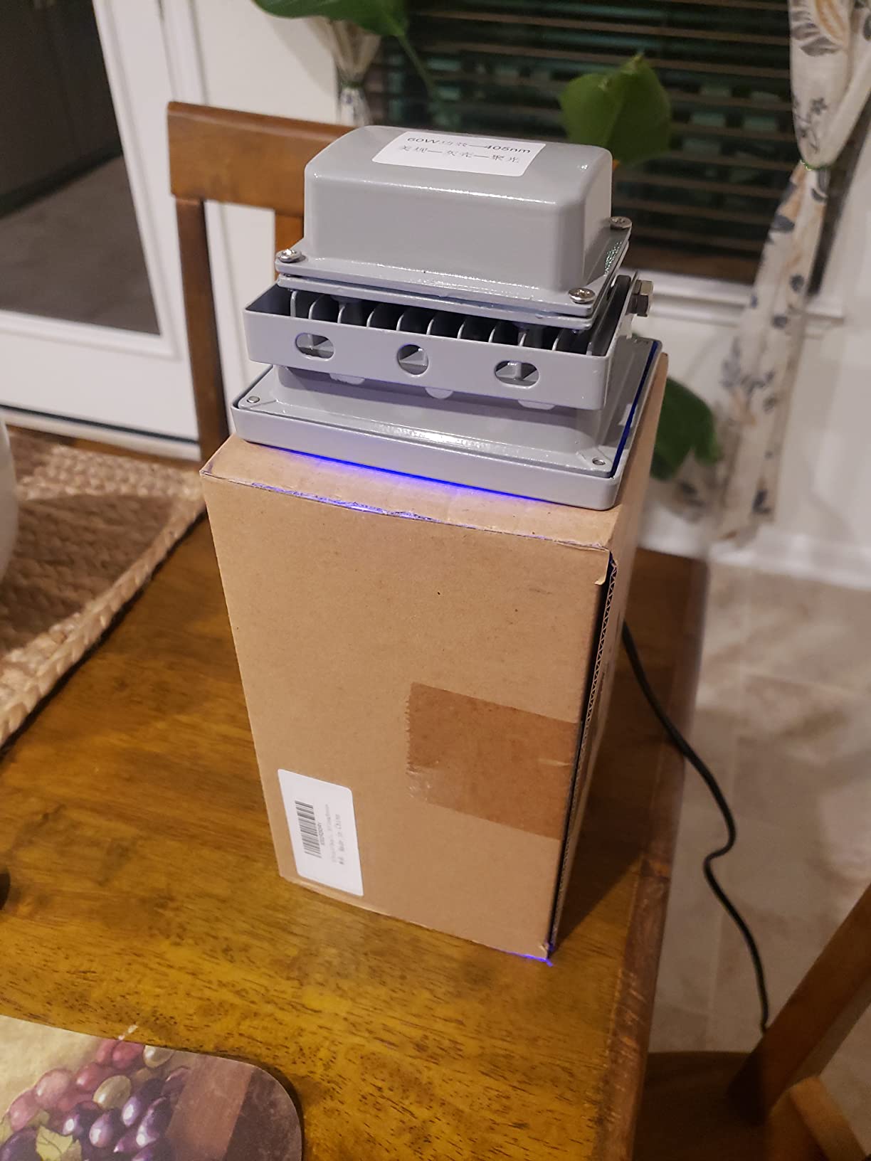Comgrow 405nm UV Resin Curing Light with 360-Degree Turntable customer photo 2
