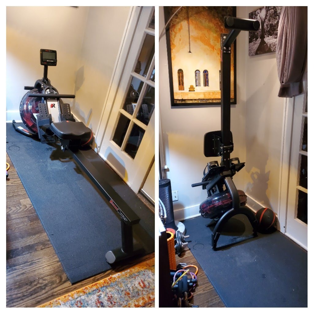 Water Rowing Machine 300 lb Weight Capacity customer photo 2