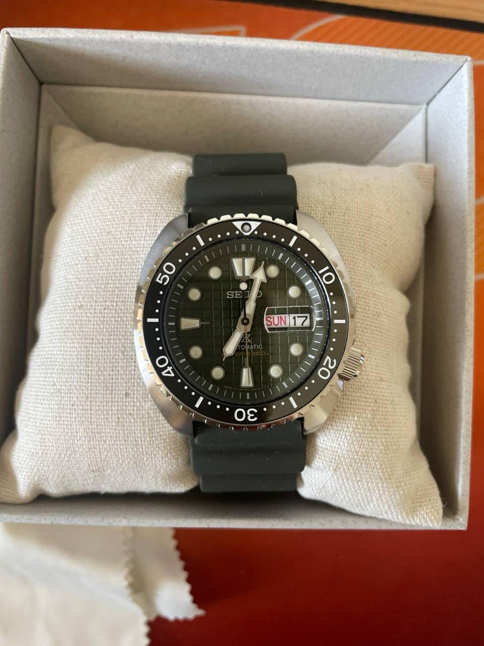 SEIKO Automatic Watch for Men - Prospex Automatic Diver - Patterned Dial customer photo 2