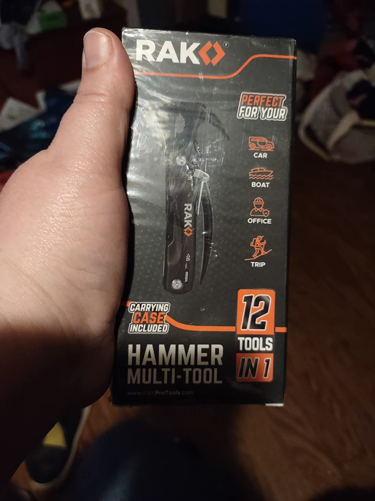 RAK Hammer Multitool BirthdayGifts for Men - Cool Unique Gifts Who Have Everything - Compact DIY Survival Multi Tool - Backpacking & Camping Accessories - Gadget Gifts customer photo 1