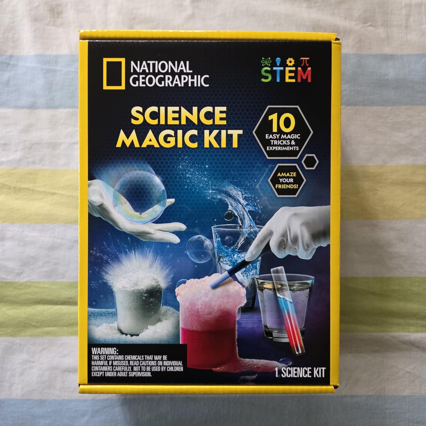 National Geographic Magic Chemistry Set with 10 Tricks for Kids Ages 8-12 customer photo 2