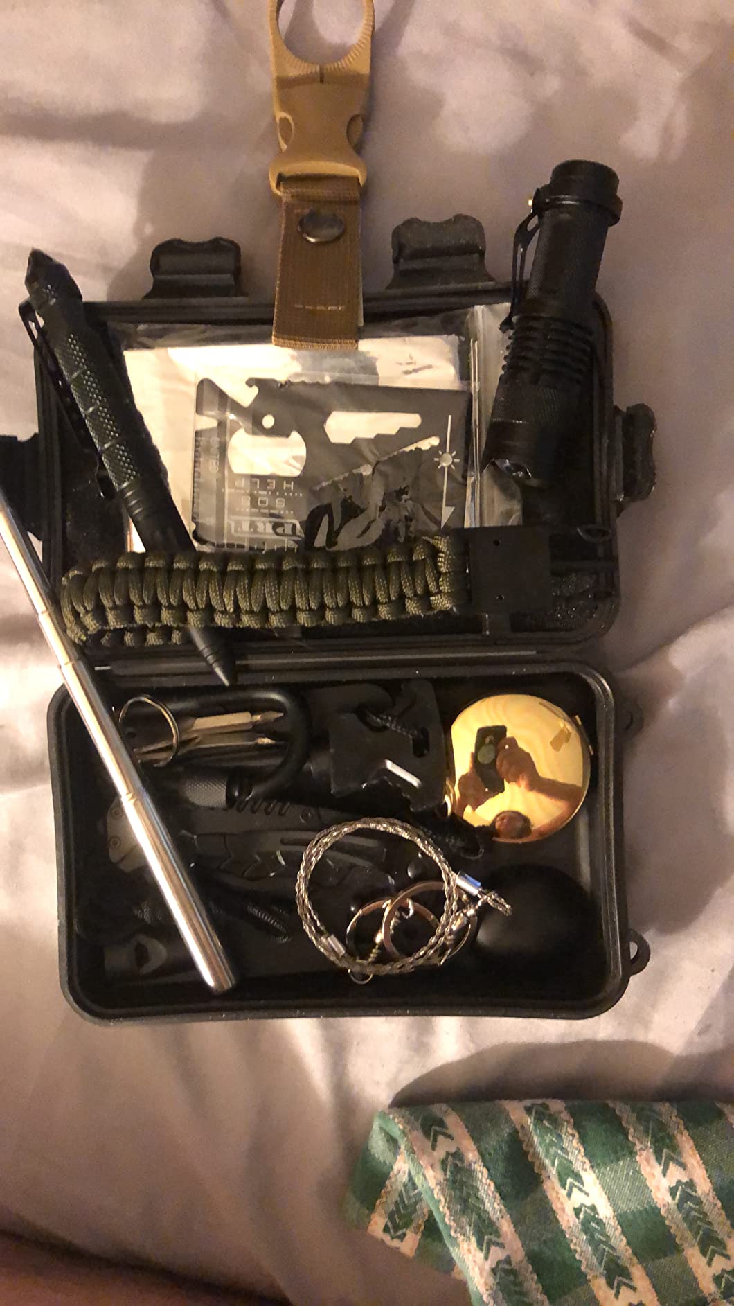 Survival kits 17 in 1, Emergency Survival Gear and Equipment, Cool Gadgets for Men Camping Fishing Hunting Outdoor customer photo 1