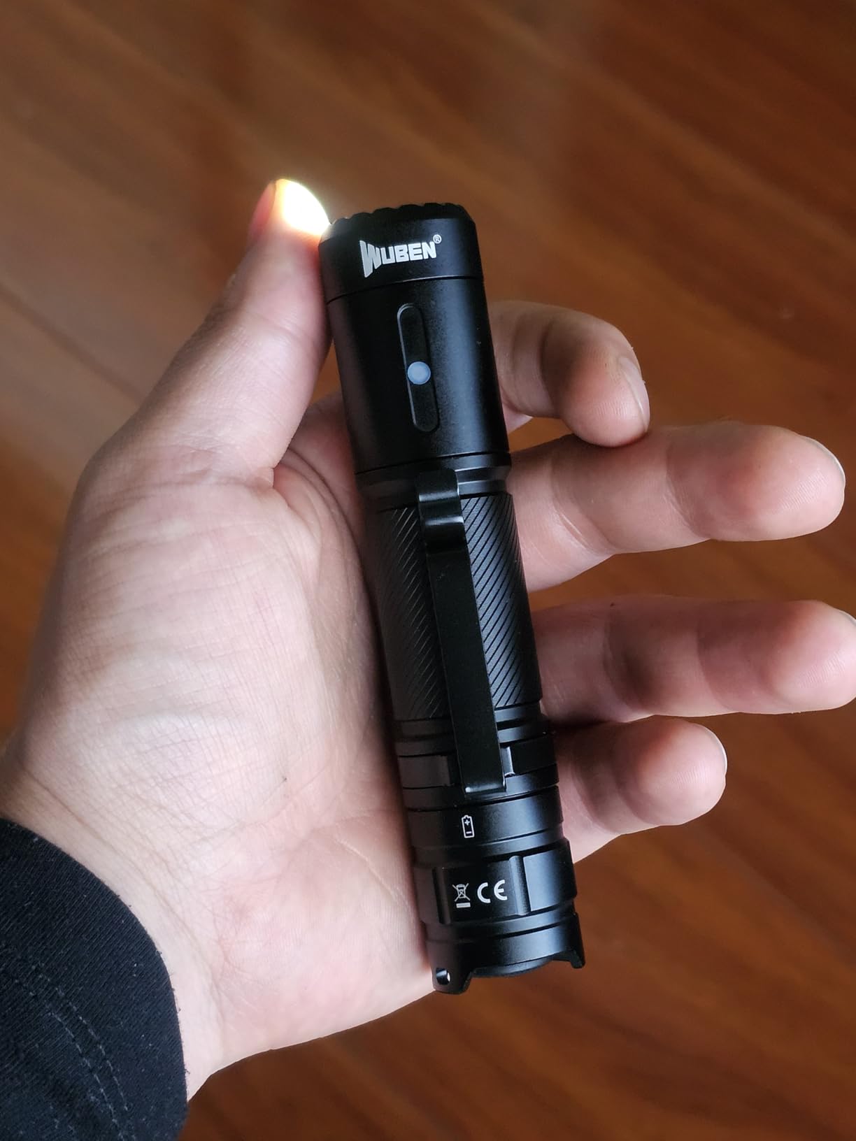 WUBEN C3 Flashlight 1200 High Lumens 6 Modes Rechargeable Flashlights | Super Bright IP68 Tactical Flashlight for Camping, Home, Emergency, Rescue, Hunting, Inspection, Repair, Tool Gifts for Men customer photo 2