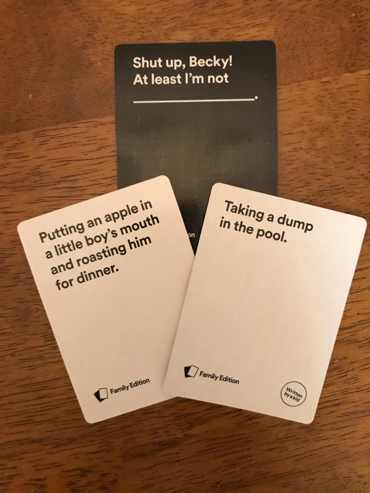 Cards Against Humanity Family Edition • Card Game for Your Horrible Family customer photo 2