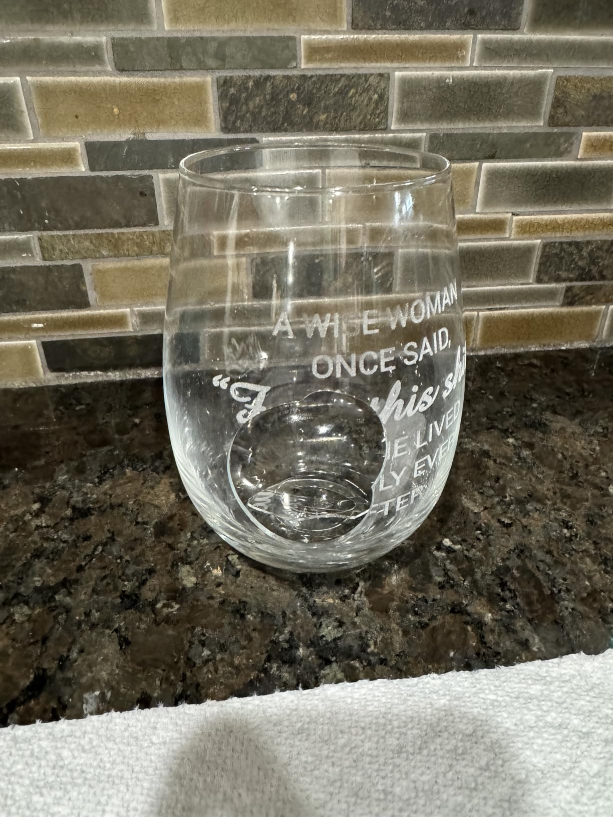 C & M Personal Gifts A Wise Woman Once Said 