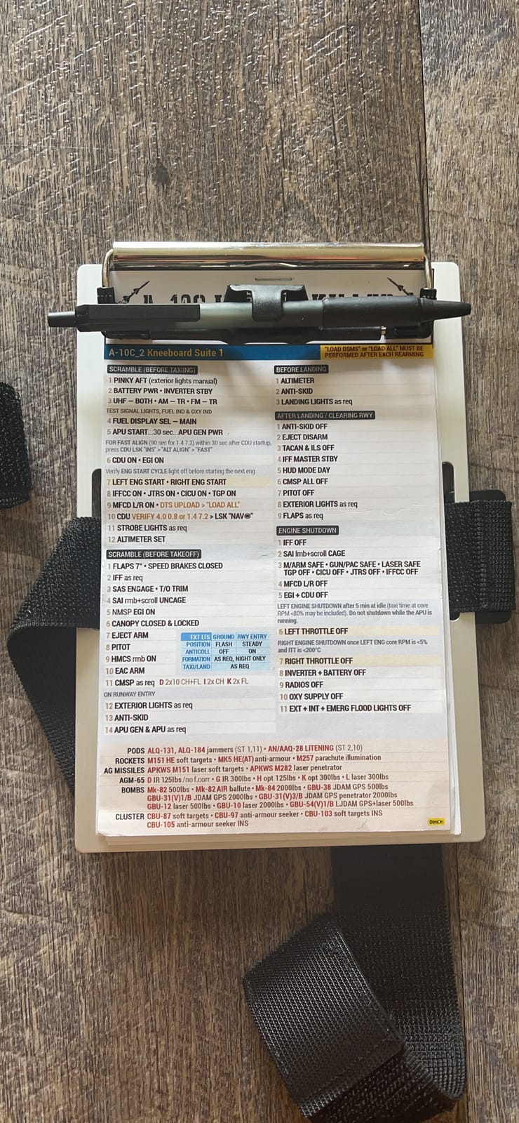 Pilot Kneeboard for Aviation, Aluminum Knee Board with Strap & Pen Holder customer photo 2