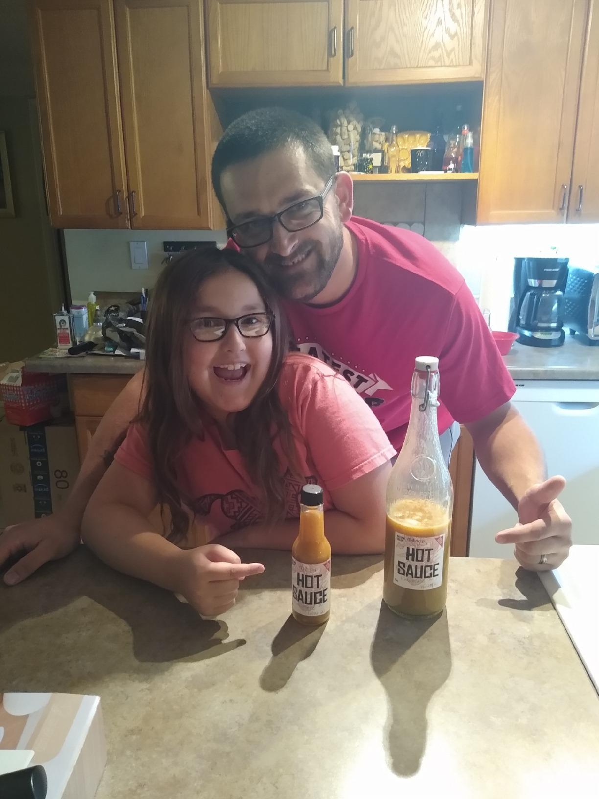 Unique Gift for Men, Deluxe Hot Sauce Making Kit, 3 Varieties of Chili Peppers, Gourmet Spice Blend, 3 Bottles, 16 Fun Labels, Make your own sauce, Nice Gift For Dad, Brother, Uncle, Guys. (Deluxe Kit) customer photo 2