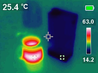 Klein Tools TI250 Rechargeable Thermal Imaging Camera, Camera Displays Over 19,200 Pixels with 3 Color Palettes, High/Low Temperature Points customer photo 1