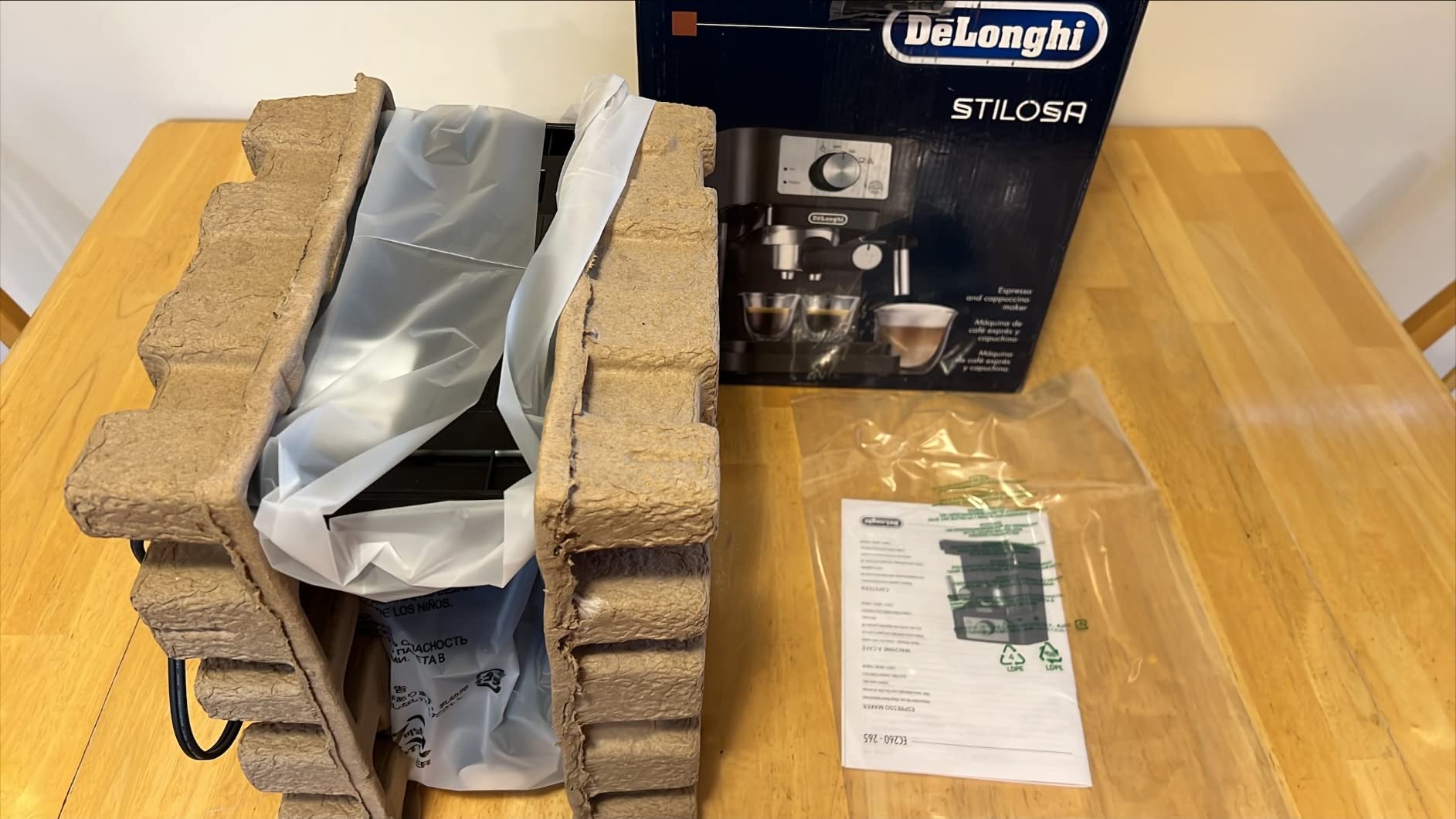 De'Longhi Stilosa Compact Manual Espresso Machine, Manual Milk Frother customer photo 2