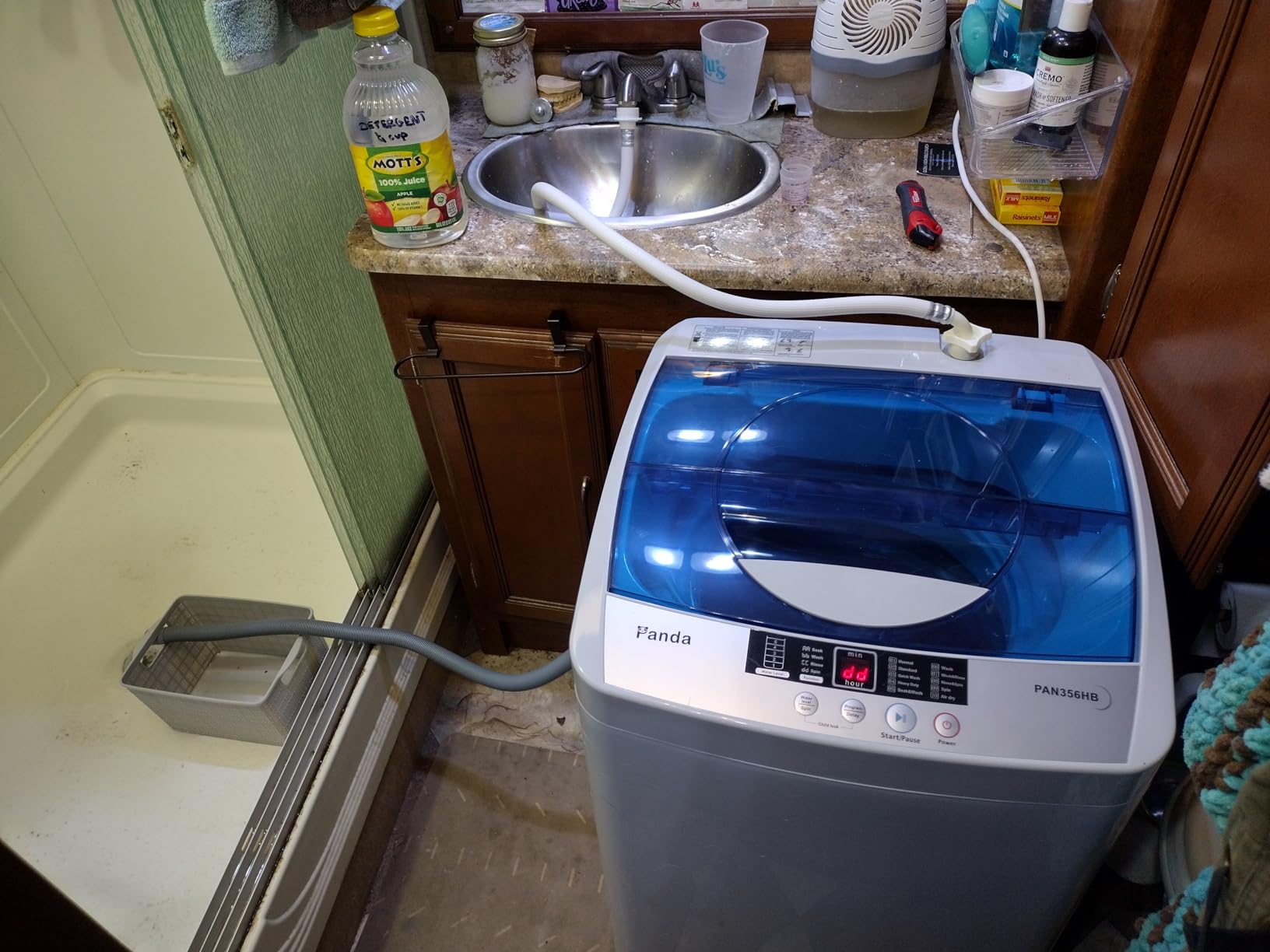 Panda 1.34 Cu.Ft. Portable Washing Machine, Fully Automatic Portable Washer customer photo 2