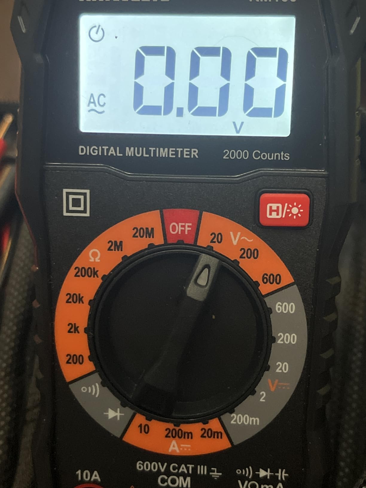 KAIWEETS Digital Multimeter with Case, DC AC Voltmeter, Ohm Volt Amp Test Meter and Continuity Test Diode Voltage Tester for Household Outlet, Automotive Battery Test (Anti-Burn with Double Fuses) customer photo 2