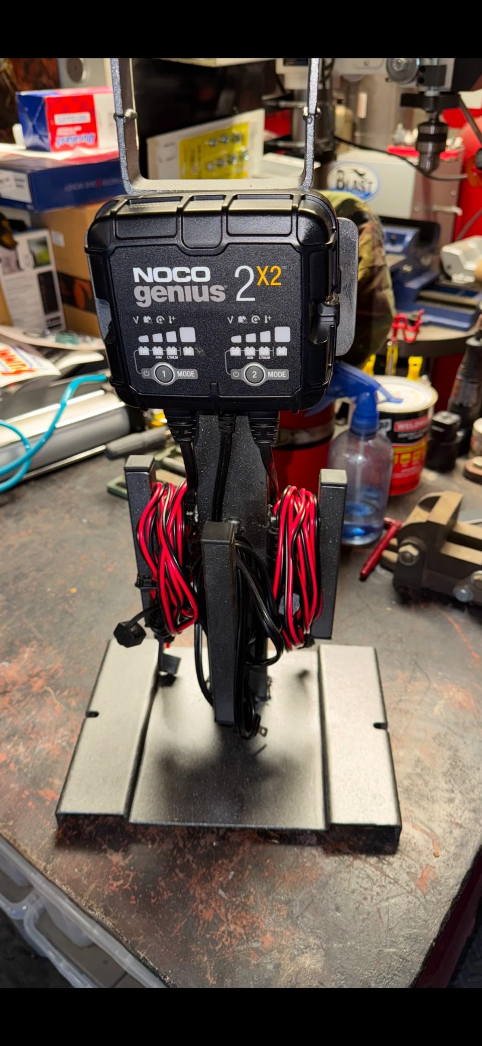 NOCO GENIUS2X2 6/12V 2-Bank Battery Charger, Trickle Charger & Maintainer | Charges 2 Batteries at Once, Overcharge Protection, Desulfator, Temperature Compensation, Force Mode, For Lead-Acid & Lithium customer photo 1