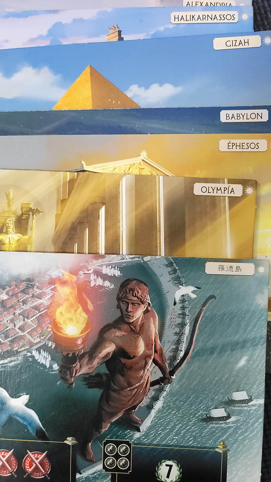 Asmodee 7 Wonders Board Game (New Edition) - Lead Your Civilization to Prosperity, Strategy Game for Kids and Adults, Ages 10+, 3-7 Players, 30 Minute Playtime customer photo 1