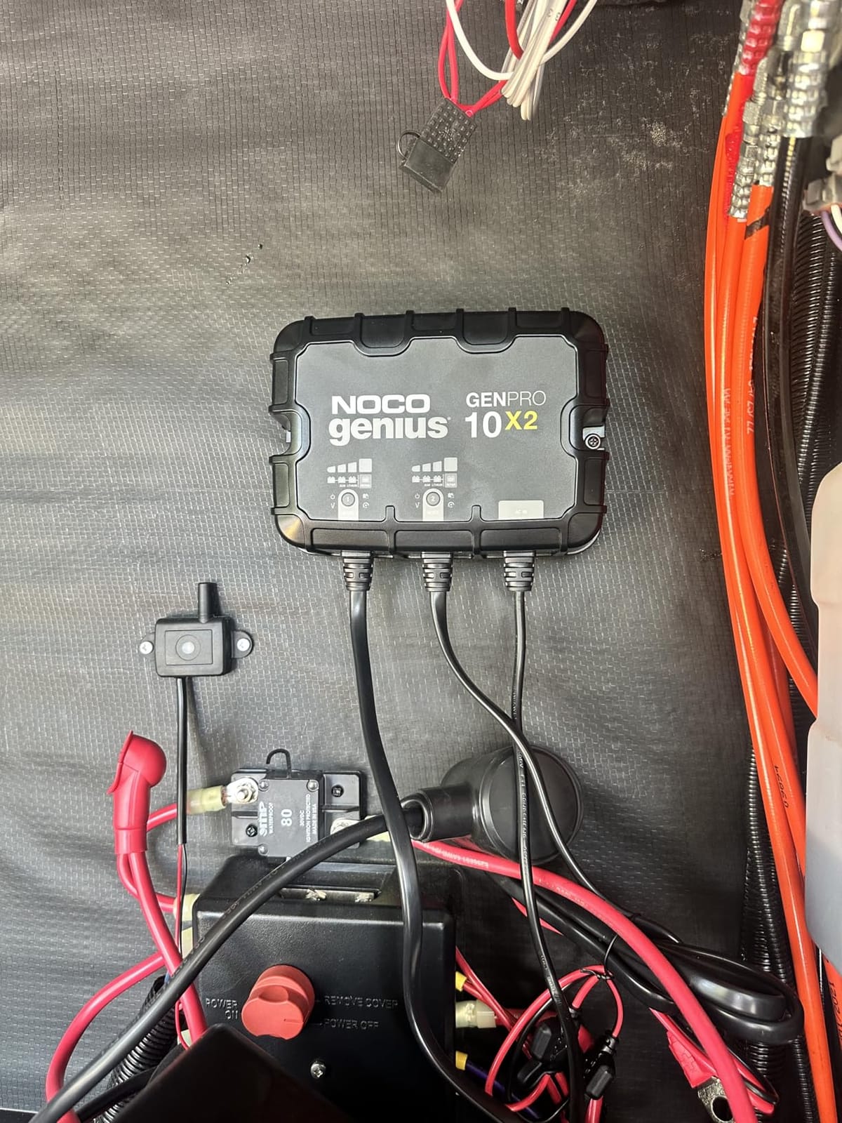 NOCO GENPRO10X2 12V 20A 2-Bank OnBoard Marine Battery Charger & Maintainer customer photo 1