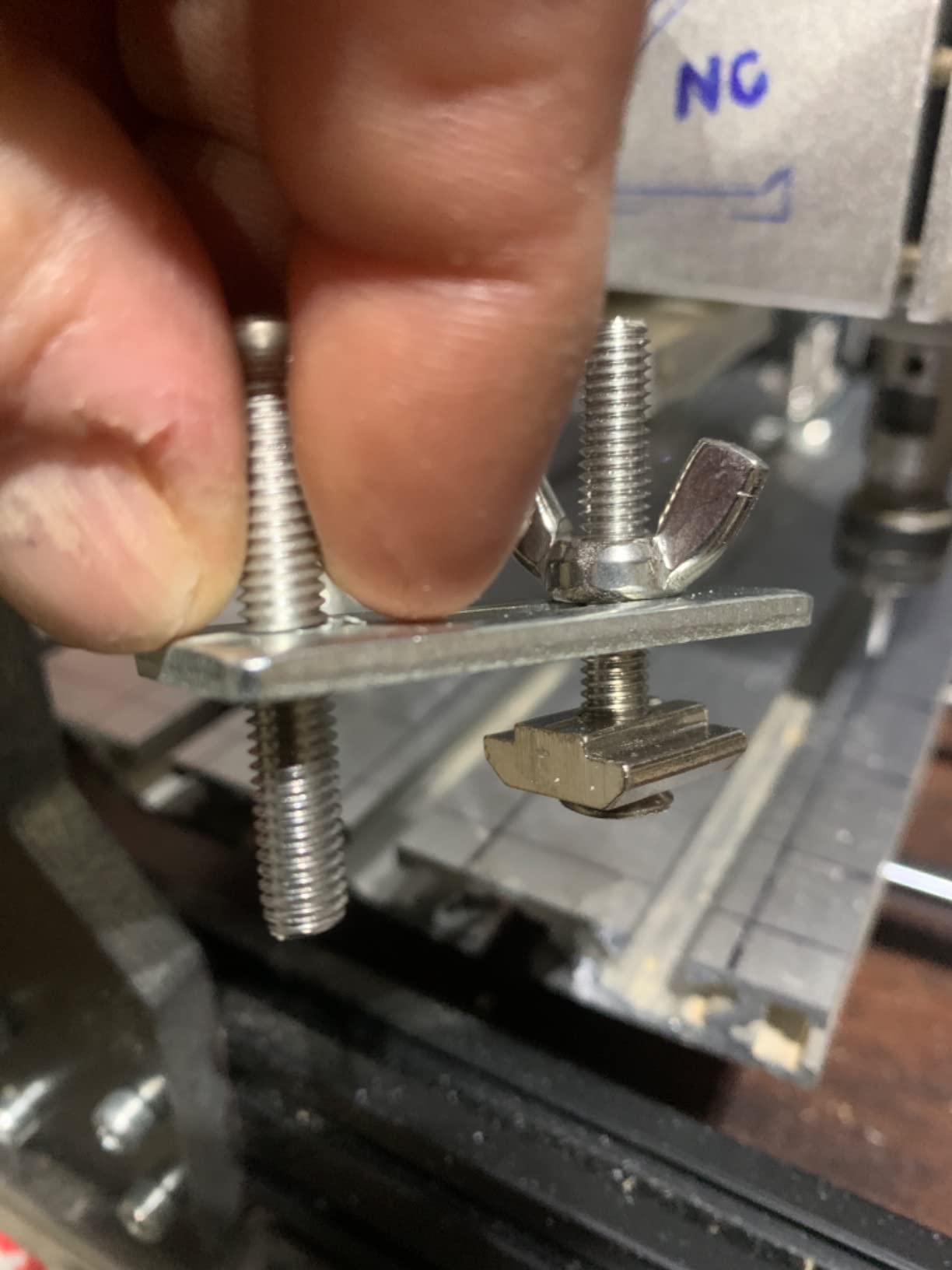 Genmitsu 4PCS T-track Mini Hold Down Clamp Kit, Compatible with 3018-PRO/3018-MX3/3018-PROVer CNC Router Machine customer photo 2