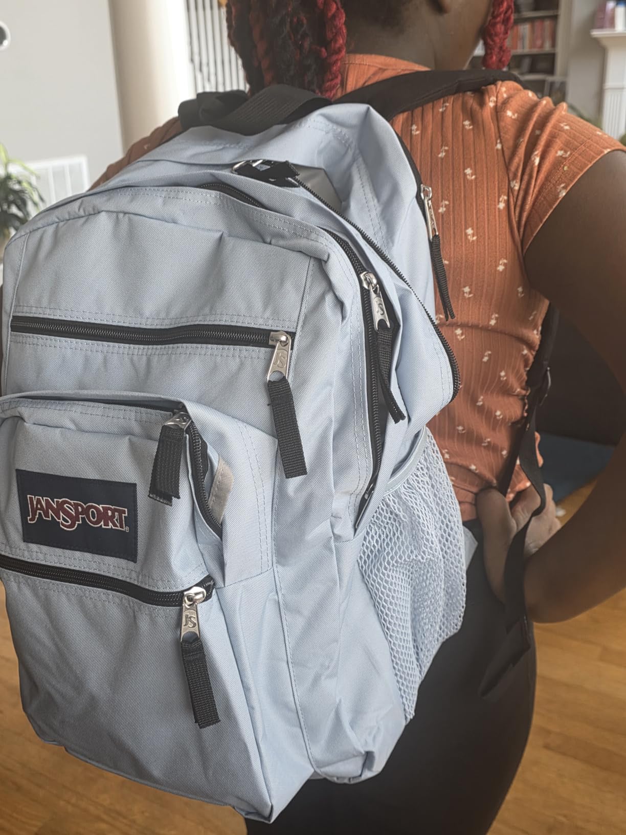 JanSport Laptop Backpack - Computer Bag with 2 Compartments, Ergonomic Shoulder Straps, 15” Laptop Sleeve, Haul Handle - Blue Dusk customer photo 1