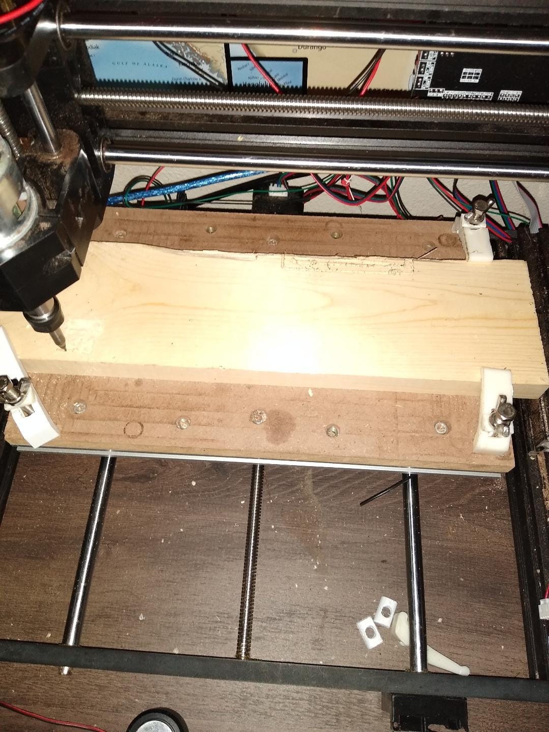 Genmitsu CNC MDF Spoilboard Table for 3018 CNC Router Machine, Compatible with 3018-PRO, 30 x 18 x 1.2cm (11-4/5''x 7''x 1/2''), M6 Holes (6mm), Screws and Nuts Included customer photo 1