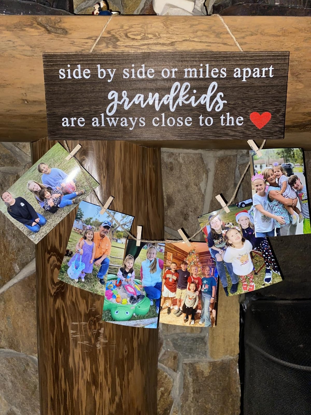 Grandma Picture Frame from Grandkids, Grandparents Gift Photo Holder customer photo 2