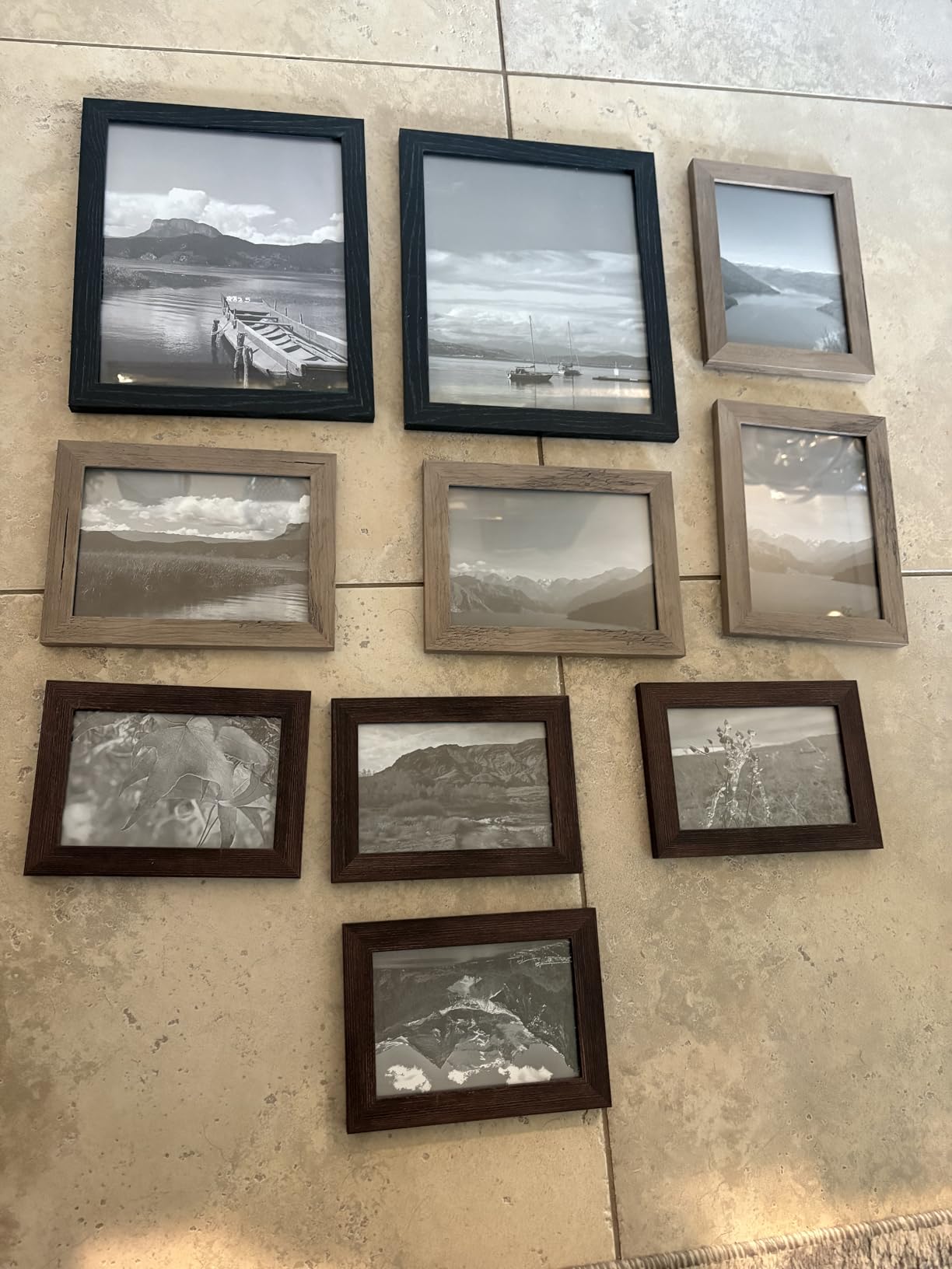 SONGMICS Collage Picture Frames, Set of 10, Glass customer photo 2
