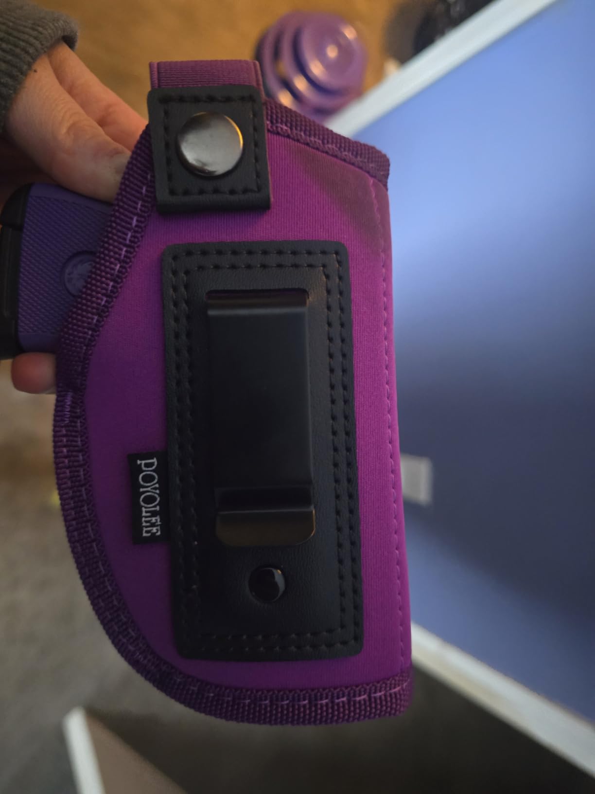 Gun Holster for Women Concealed Carry Holster for Pistols Universal IWB Holster Fits Glock 19 26 43 Springfie XD LC9 & All Similar Handguns customer photo 2