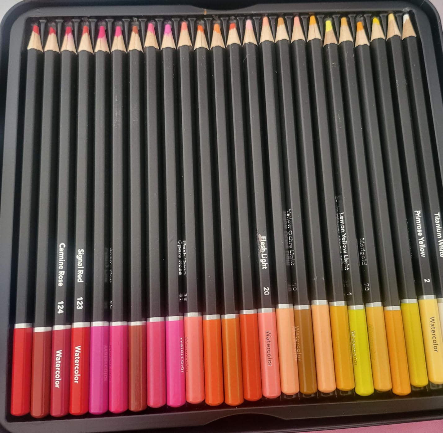 KALOUR 72 Watercolor Pencils Set, Water Soluble with 2 Brushes customer photo 2