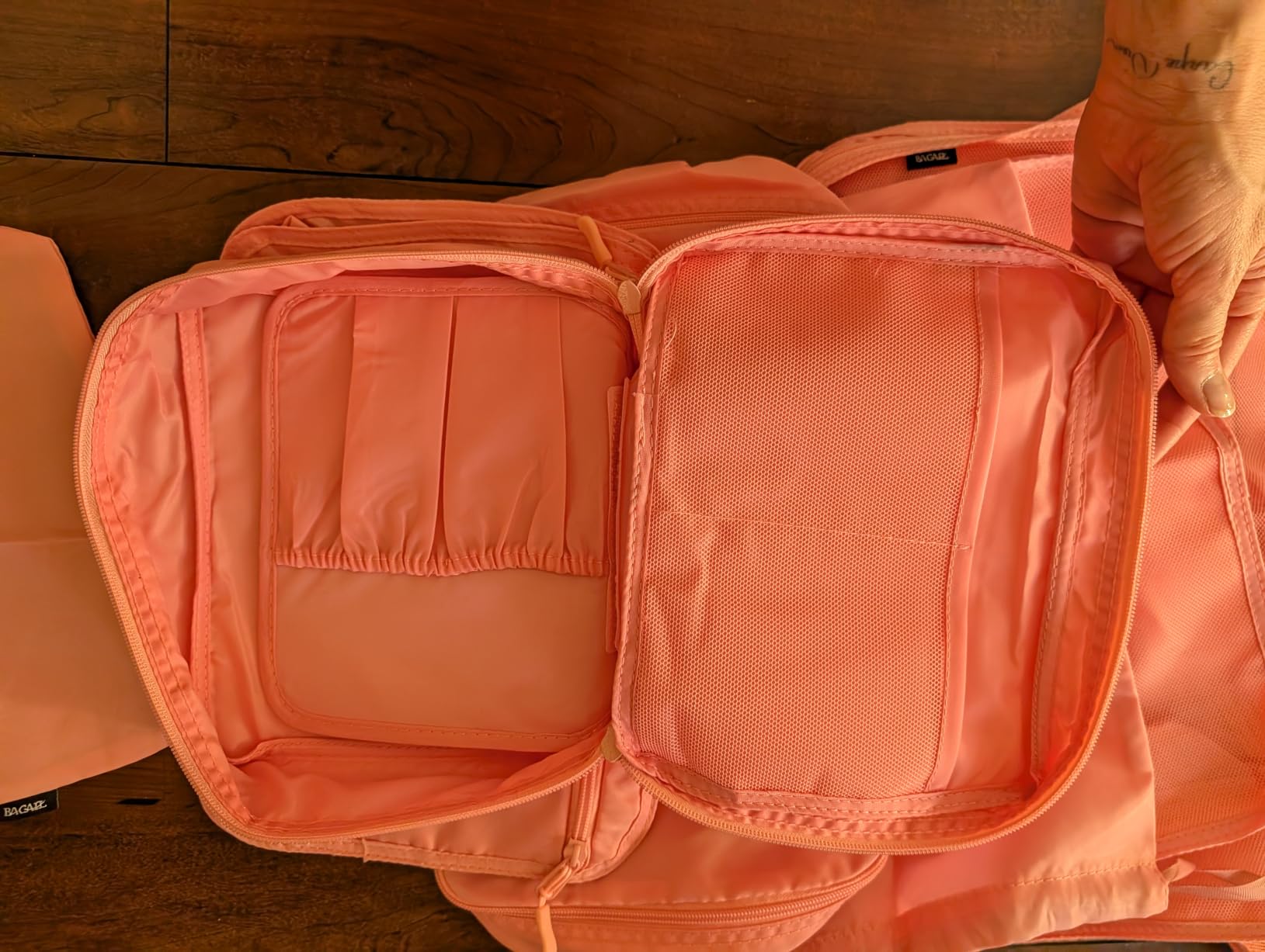 BAGAIL 8 Set Packing Cubes Luggage Packing Organizers for Travel Accessories-Cream customer photo 1