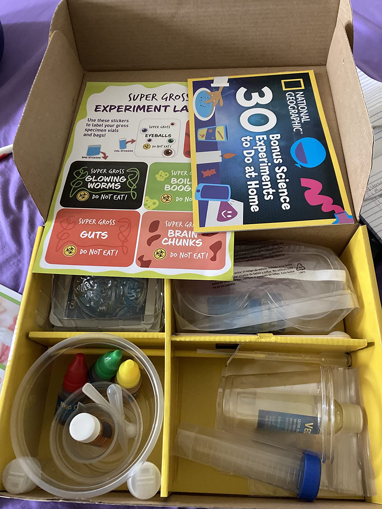 National Geographic Gross Science Kit with 45 Experiments for Kids 8-12 customer photo 1