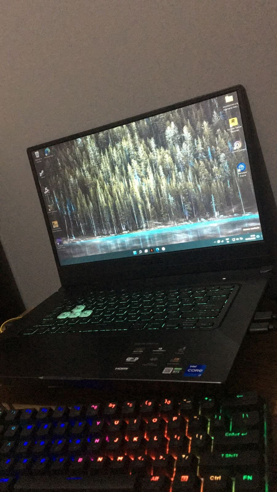 ASUS TUF Dash 15 (2021) Ultra Slim Gaming Laptop, 15.6†144Hz FHD, GeForce RTX 3050 Ti, Intel Core i7-11370H, 8GB DDR4, 512GB PCIe NVMe SSD, Wi-Fi 6, Windows 10, Eclipse Grey Color, TUF516PE-AB73 customer photo 1