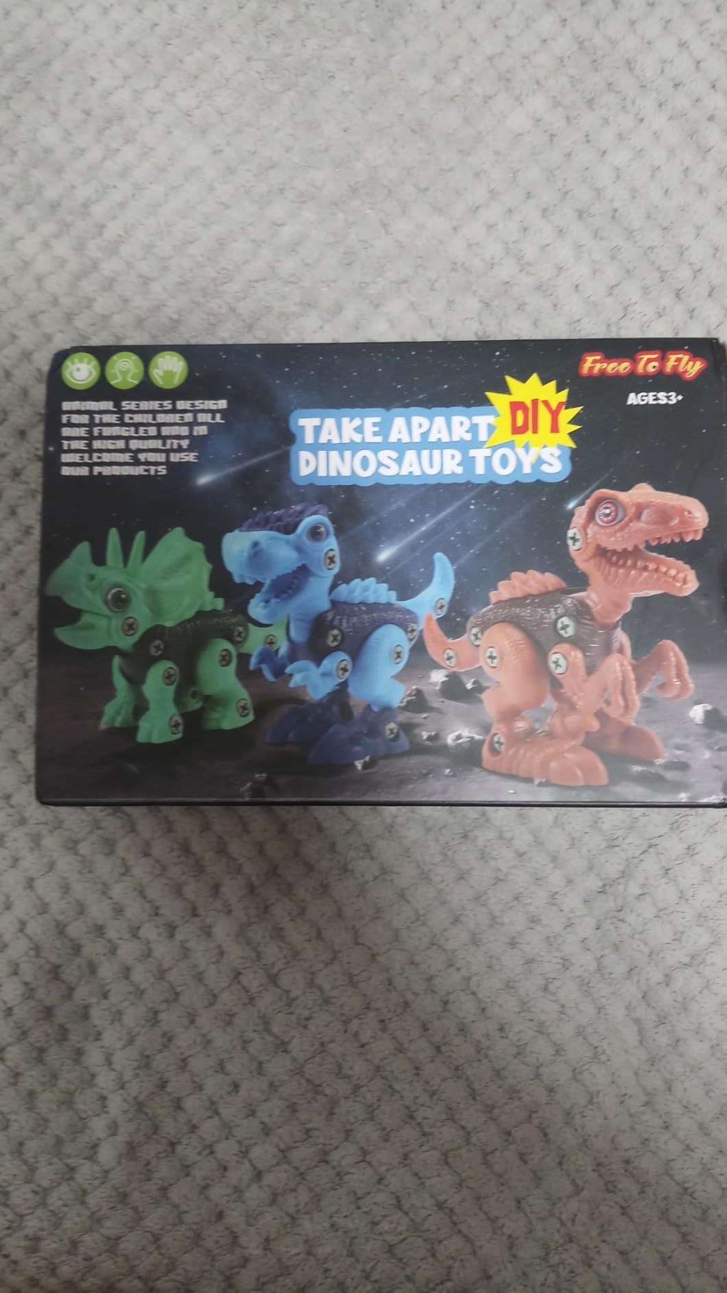 Dinosaur STEM Toys for Kids 3-5, Take Apart Dinosaur Toys with Electric Drill, Educational Building Toy & Construction Set, DIY Christmas Birthday Gifts for 3 4 5 6 7 8 Years Old Boys and Girls customer photo 2