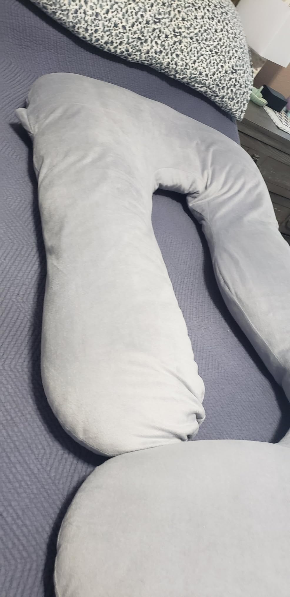Momcozy Pregnancy Pillow for Sleeping - U Shaped Full Body Maternity Pillow customer photo 1