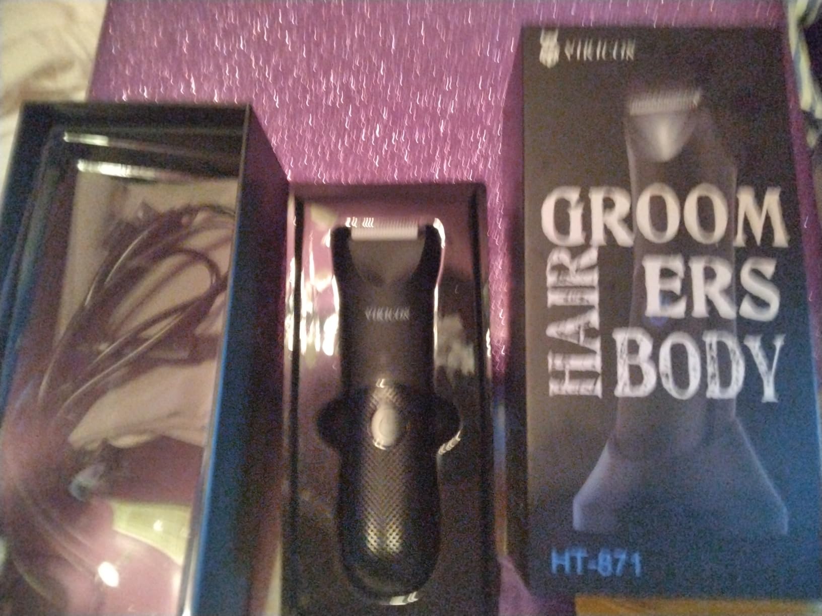 VIKICON Manscape Trimmer for Men, No Nicks Electric Body/Ball/Pubic Shaver customer photo 2