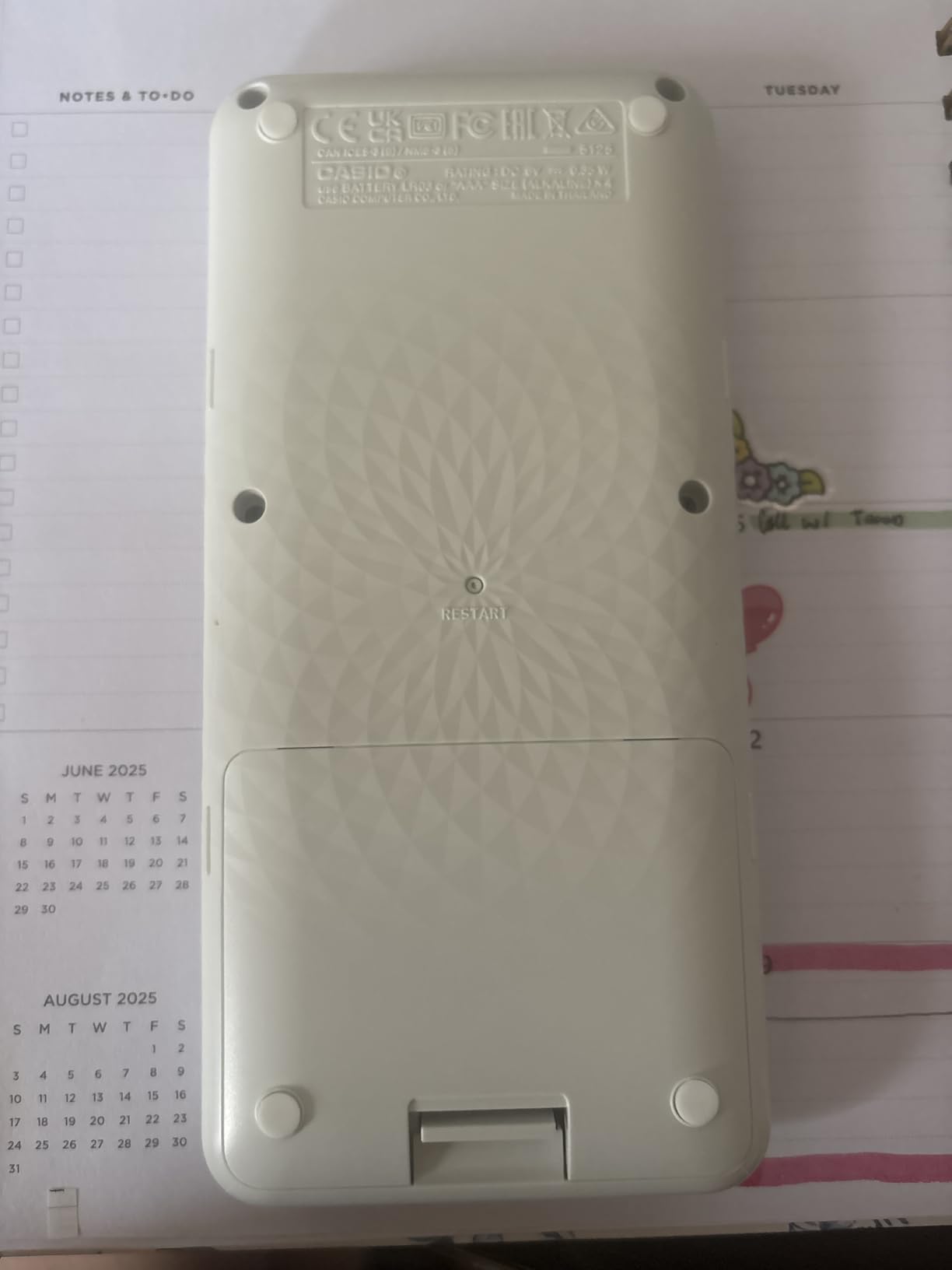 Casio fx-9750GIII Graphing Calculator, Python Programming, Pink customer photo 2