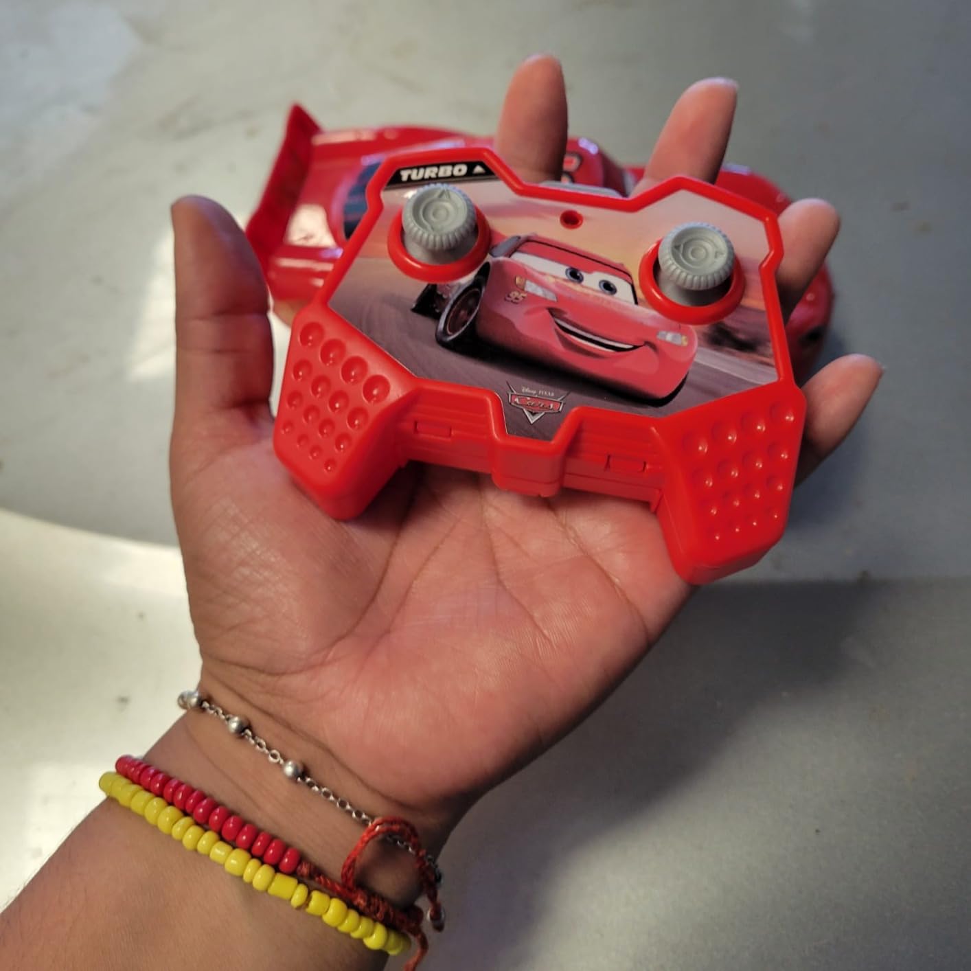 Jada Toys Pixar Cars 1:24 Lightning McQueen RC Remote Control Car 2.4 GHz Red Toys for Kids customer photo 1
