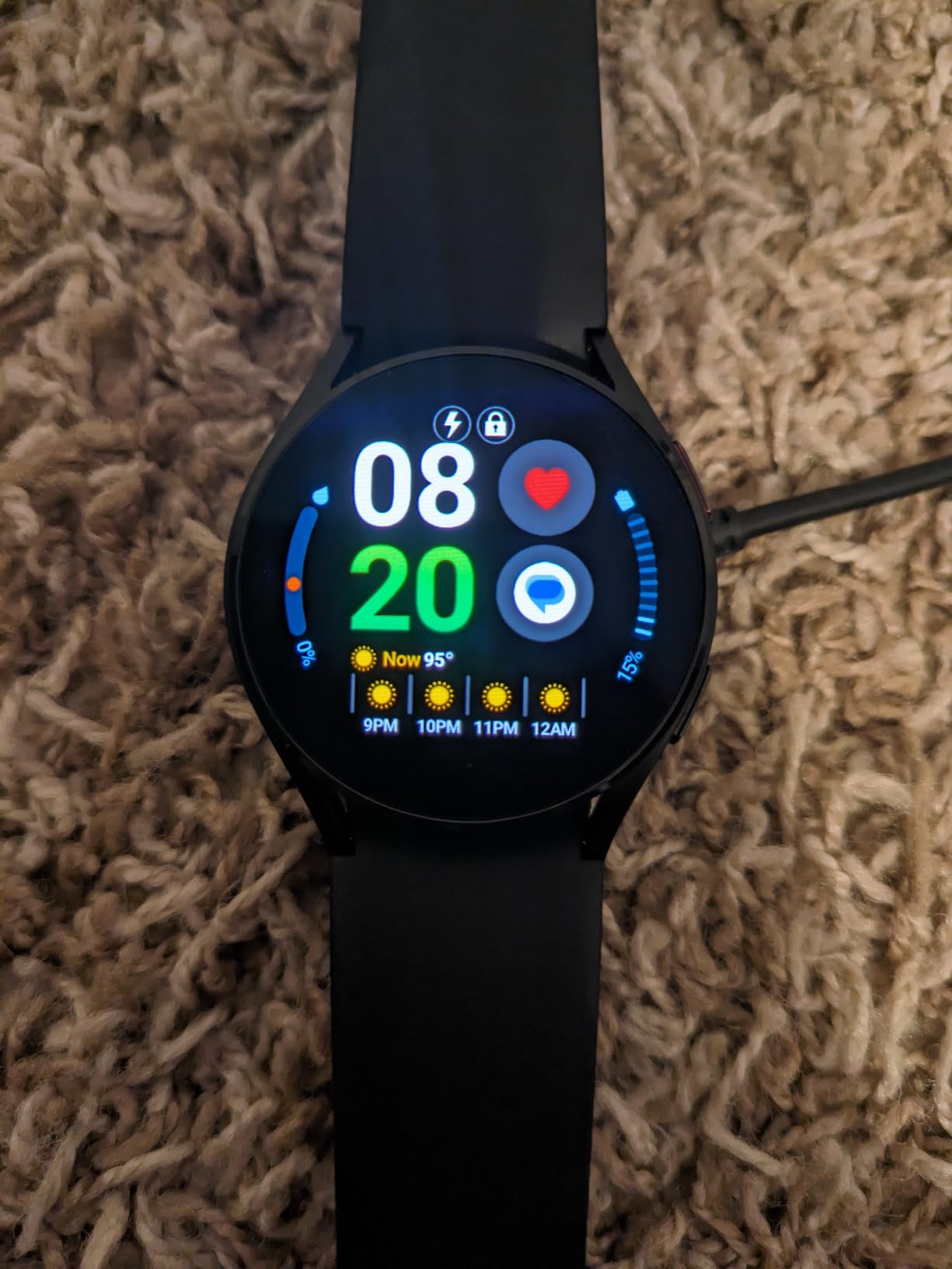 Samsung Galaxy Watch 4 40mm Bluetooth Smartwatch with ECG Heart Monitor, Tracker for Health, Fitness, Running, Sleep Tracking, GPS Fall Detection, US Version, SM-R860NZKAXAA, Black customer photo 1
