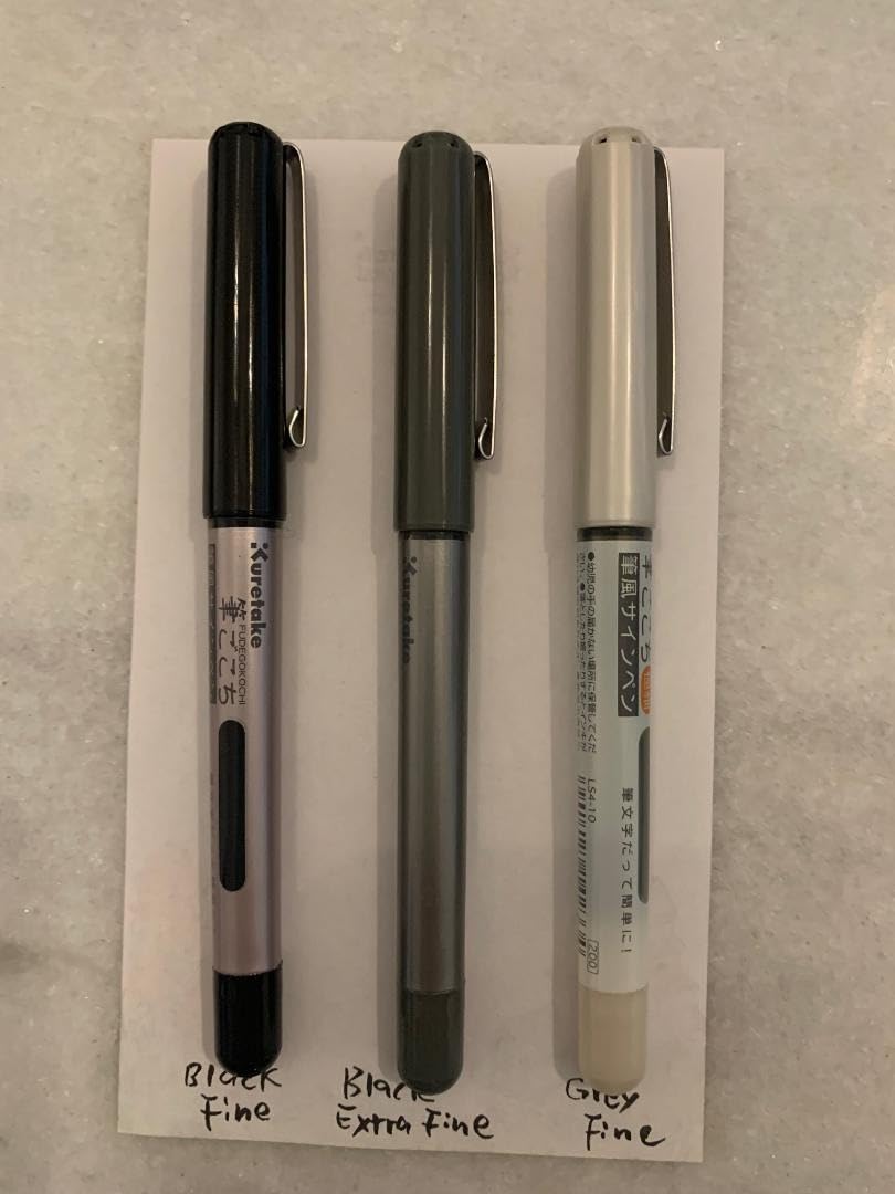 Kuretake Zig Inktober pen set, for Illustration, Manga Drawing, Lettering and Calligraphy, Professional Artist, Made in Japan customer photo 2