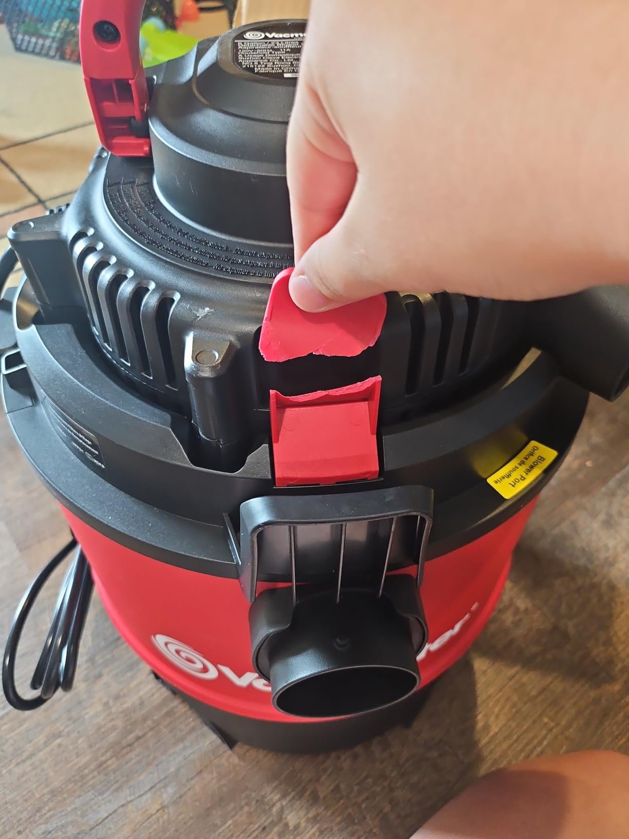 Vacmaster VBVB611PF 1101 6 Gal 5 Peak HP Wet/Dry Vac w. Detachable Blower customer photo 2
