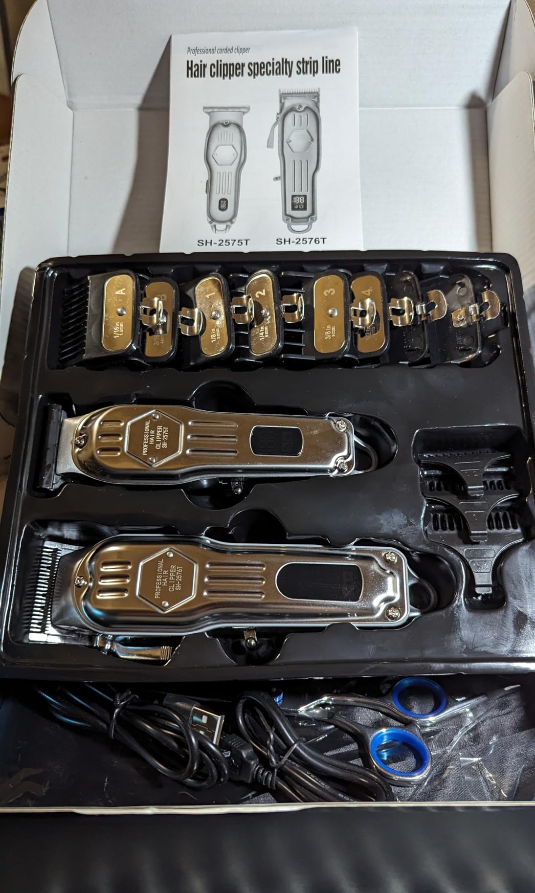 KIKIDO Cordless Hair Clippers for Men Professional Home Hair Cutting Kit customer photo 1