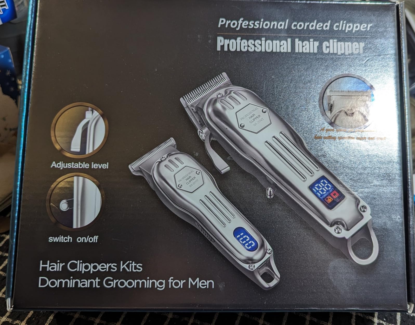 KIKIDO Cordless Hair Clippers for Men Professional Home Hair Cutting Kit customer photo 2
