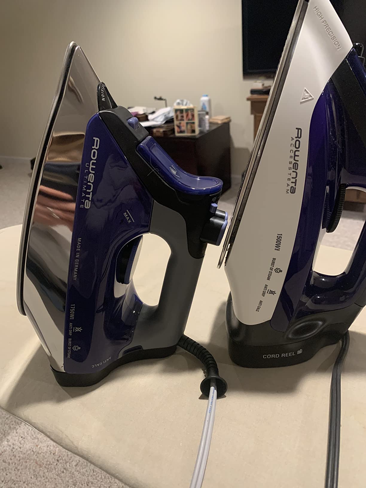 Rowenta Pro Master Stainless Steel Soleplate Steam Iron for Clothes, Anti-Drip Protection, 210 g/min, 400 Microsteam Holes, 1775 Watts Iron Steamer for Clothes, Powerful Steam DW8360 customer photo 2