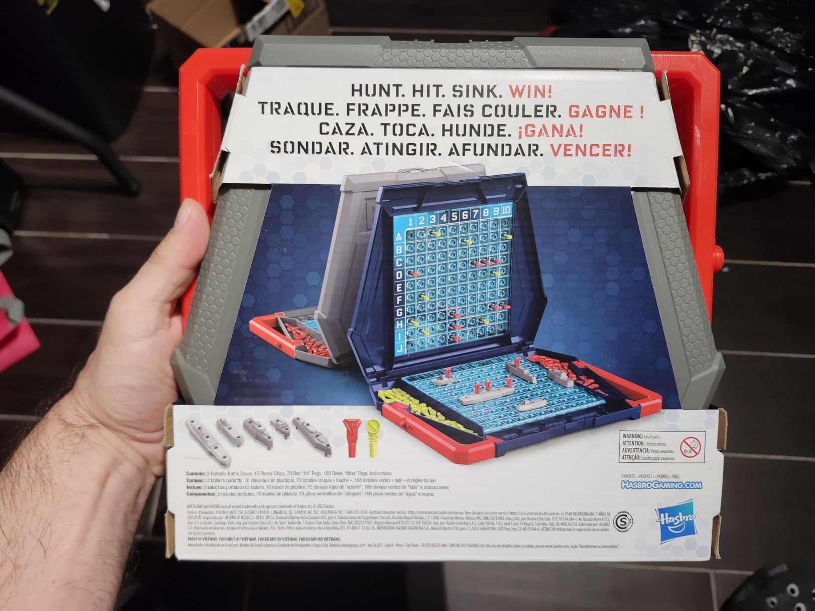 Hasbro Gaming Battleship Classic Board Game | Strategy Games for Kids and Adults | Ages 7+ | 2 Players | Fun Kids Games | Family Games customer photo 2