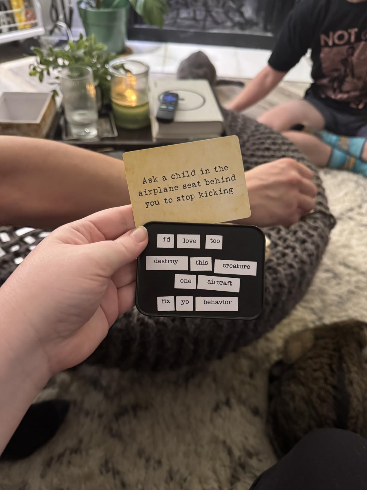 Ransom Notes - The Ridiculous Word Magnet Party Game, 3+ Players customer photo 1