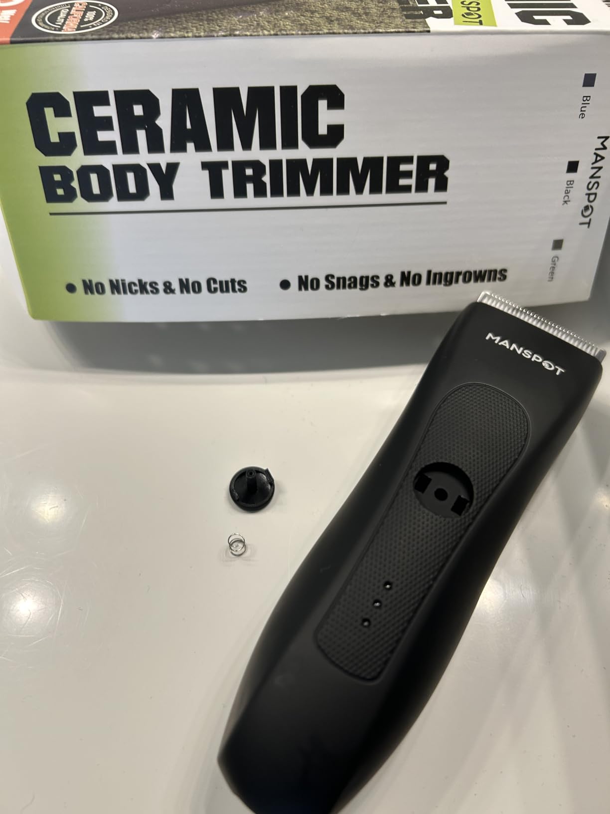 MANSPOT Manscape Groin & Body Hair Trimmer for Men, Electric Pubic Shaver customer photo 1