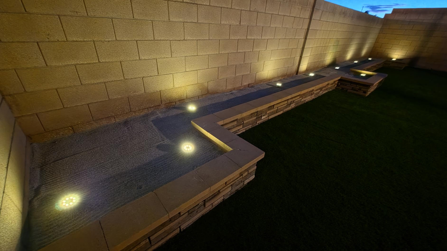 OULONGER 4.6inch Solar Ground Lights, Garden Solar Outdoor Waterproof Pathway Bright In-Ground Landscape Lights for Patio, Lawn, Yard, Driveway, Step and Walkway(White Light 12Packs) customer photo 2