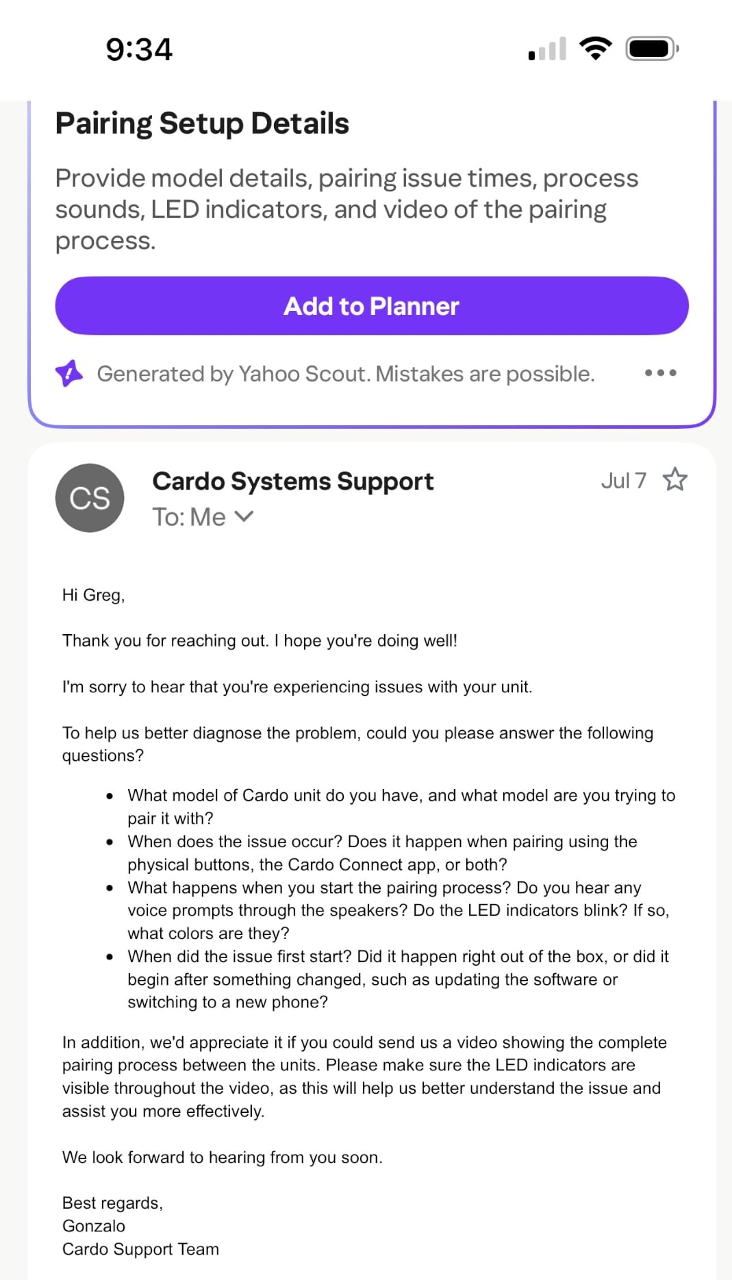 Cardo Systems Spirit Motorcycle Bluetooth Communication Headset, 2-Way Bluetooth, Thin 32mm Speakers, Waterproof, Universal Connectivity - Single Pack customer photo 2