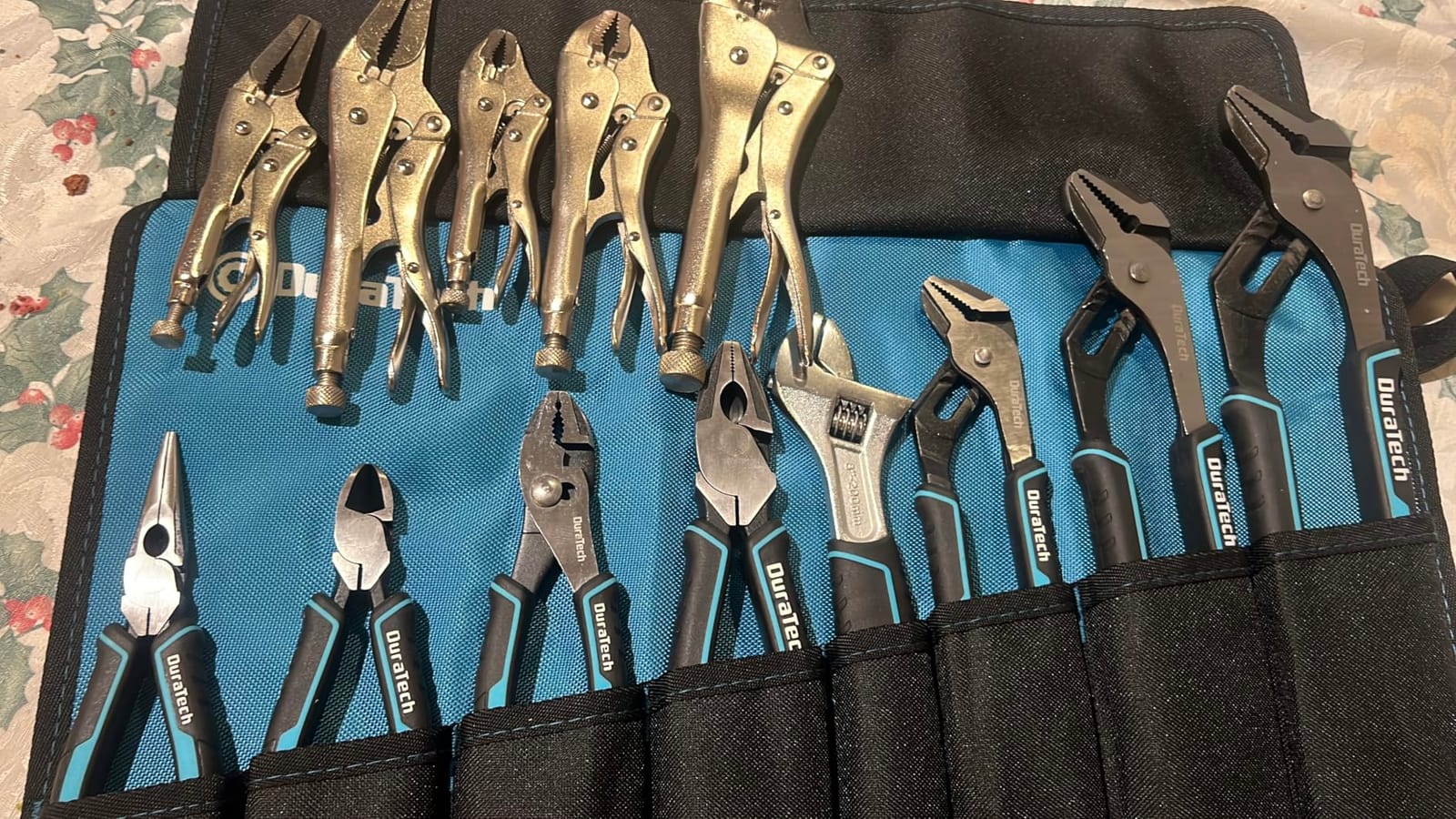 DURATECH 8-Piece Pliers Set with Rolling Pouch, Cr-V/Cr-Ni Construction customer photo 2