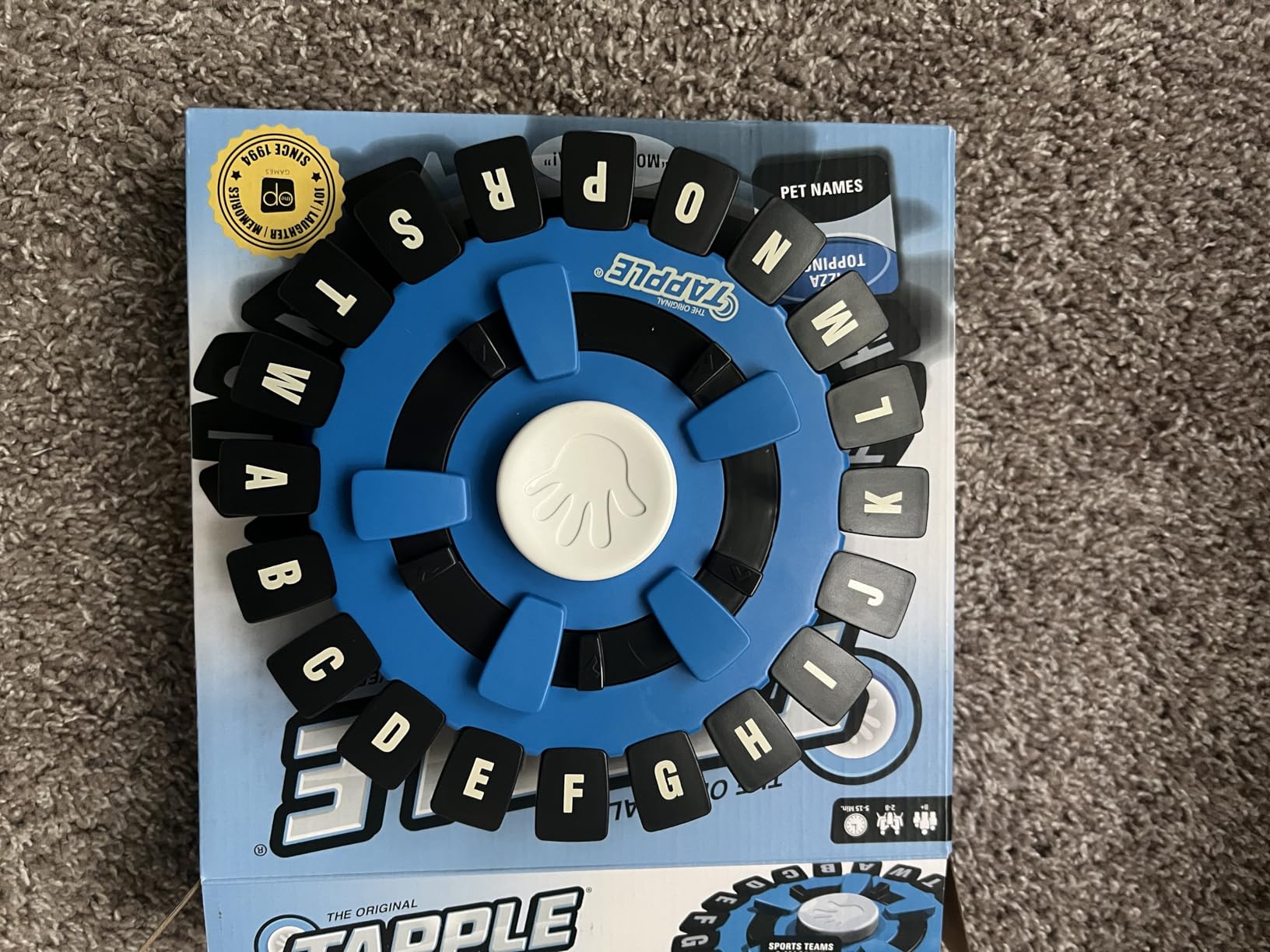 USAOPOLY The Original TAPPLE, The Fun & Fast-Paced Family Word Game customer photo 2