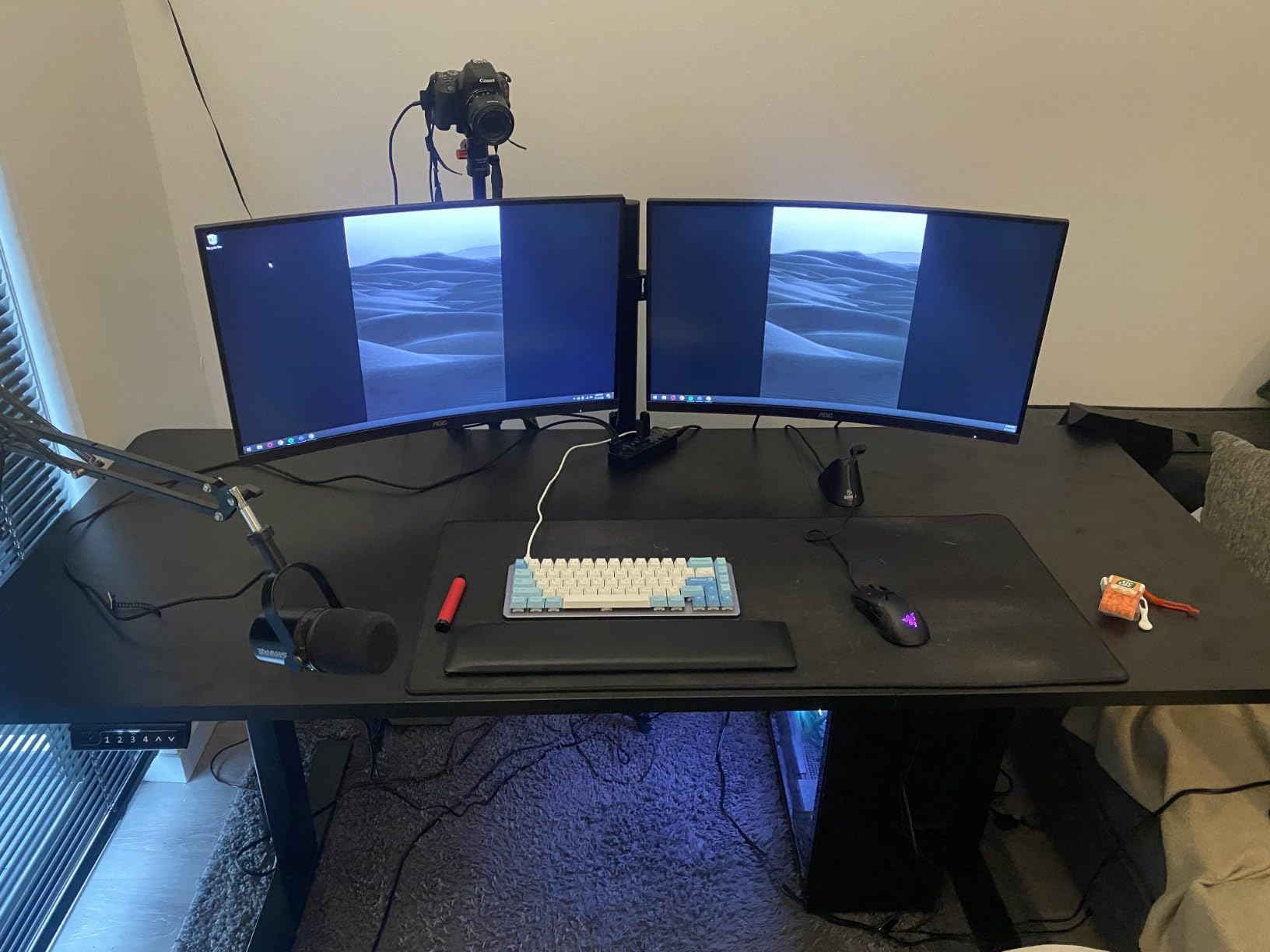 VIVO Black 71 x 30 in Standing Desk, DESK-KIT-1B7B customer photo 1