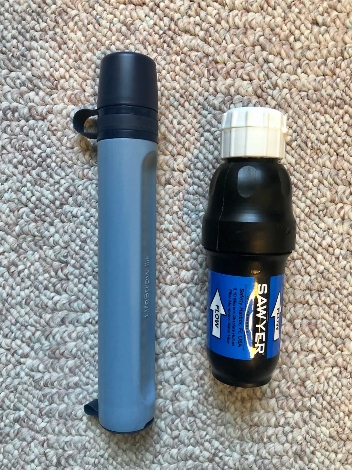 LifeStraw Peak Series Personal Water Filter for Hiking, Camping, Travel, and Emergency Preparedness, 1 Pack, Mountain Blue customer photo 2
